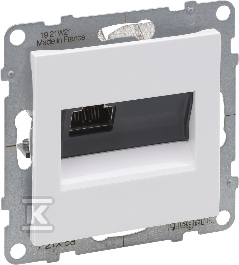 Розетка RJ45/kat 6A STP, БІЛА SUNO - 721158