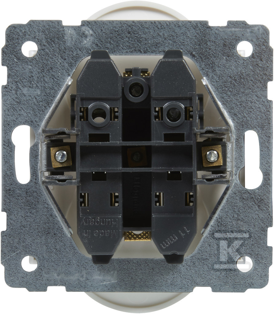 Socket 2X2P+Z - 16 A - 250 V ~ - screw - 721191