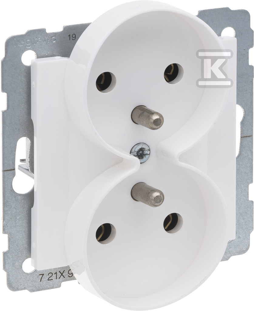 Socket 2X2P+Z - 16 A - 250 V ~ - screw - 721191