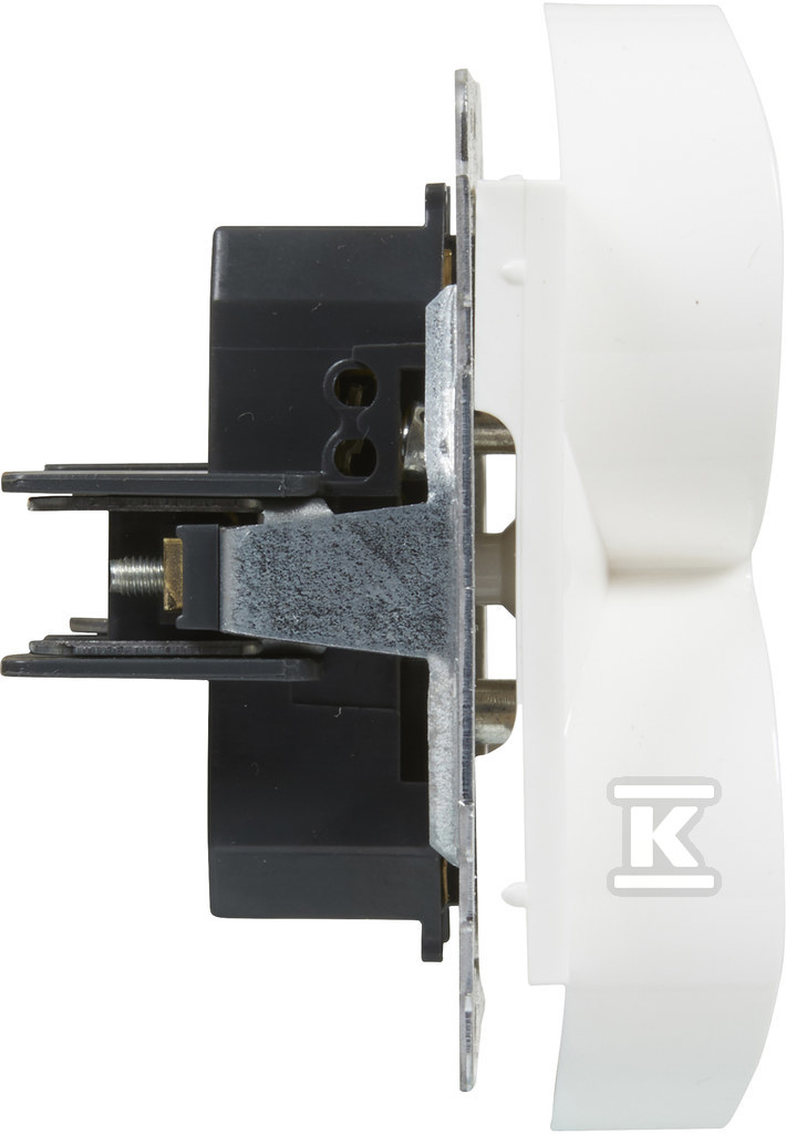 Socket 2X2P+Z - 16 A - 250 V ~ - screw - 721191