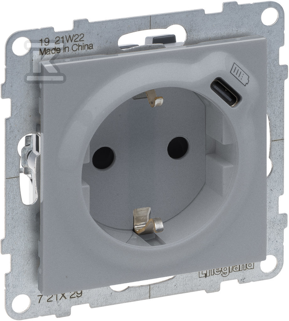 Розетка SCHUKO 2P+Z - 16 A - 250 V ~ - - 721329