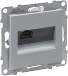 Розетка RJ45/kat 6 STP, АЛЮМІНІЙ SUNO