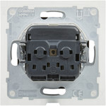 Розетка SCHUKO 2P+Z- 16 A - 250 V ~ - з жалюзі IP44 - автоматичні клеми, ЧОРНИЙ SUNO