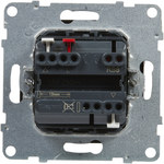 Shutters connector - 6 AX - 250 V ~ - 3 positions: up, down, stop - direct shutter control, BLACK SUNO