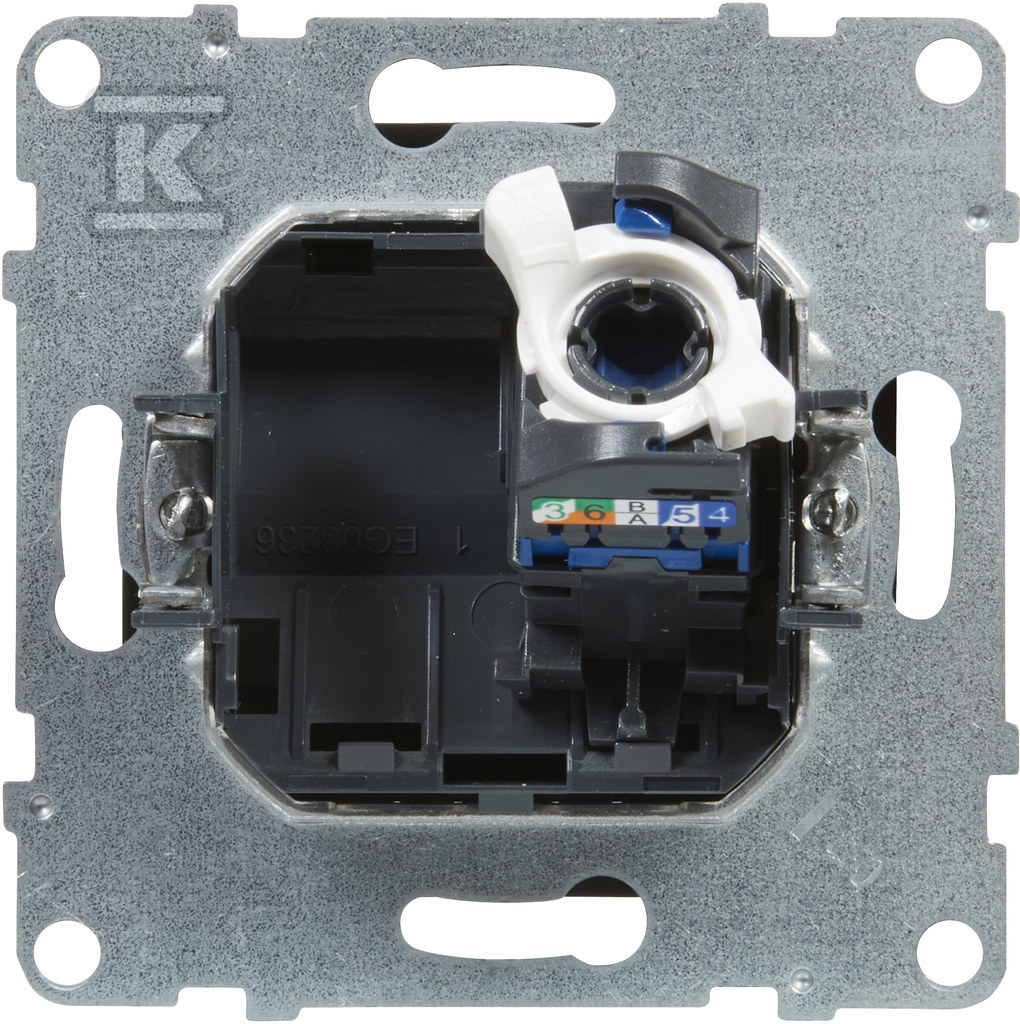 Zásuvka RJ45/kat 6 UTP, ČERNÁ SUNO - 721452