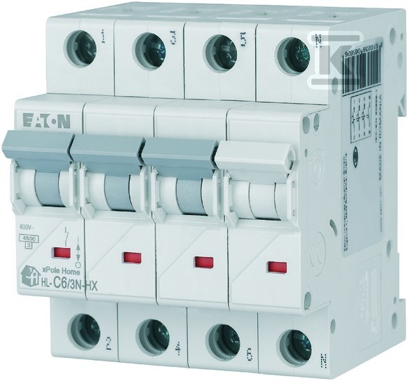 Miniature circuit breaker 6kA HN-C6/3N - 194908