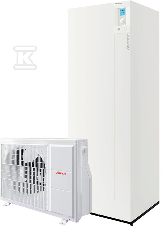 Vzduchové tepelné čerpadlo Atlantic split Extensa AI Duo R32 - 6 kW, 1-fázové, 230 V s ohrievačom teplej úžitkovej vody. 190 l