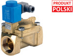 Shut-off solenoid valve EV220B 40B NC, G1 1/2", 0.3-16 bar, Kv 24 m3/h, mosiądz/EPDM, without coil, PZH approved, PZH approved