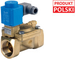 Shut-off solenoid valve EV220B 32B NC, G1 1/4", 0.3-16 bar, Kv 18 m3/h, mosiądz/EPDM, without coil, PZH approval, approved without coil