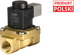 EV225B NC паровий електромагнітний клапан, G1/4", латунь DZR/PTFE, без котушки