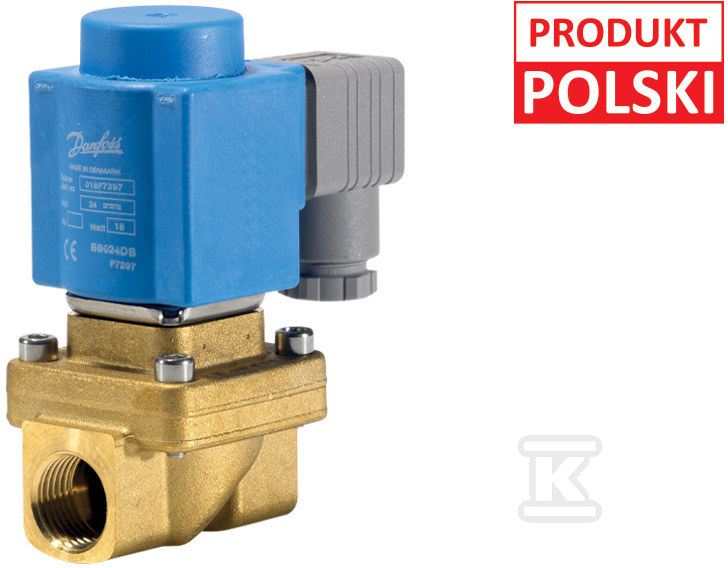 Клапан запірний електромагнітний EV210B - 032U3620