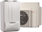 Hybrid monoblock heat pump 4 kW with a single-function 24 kW boiler, VICTRIX HYBRID PLUS