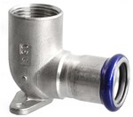 Montážní koleno 90°F 22-G 3/4" INOX OCEL