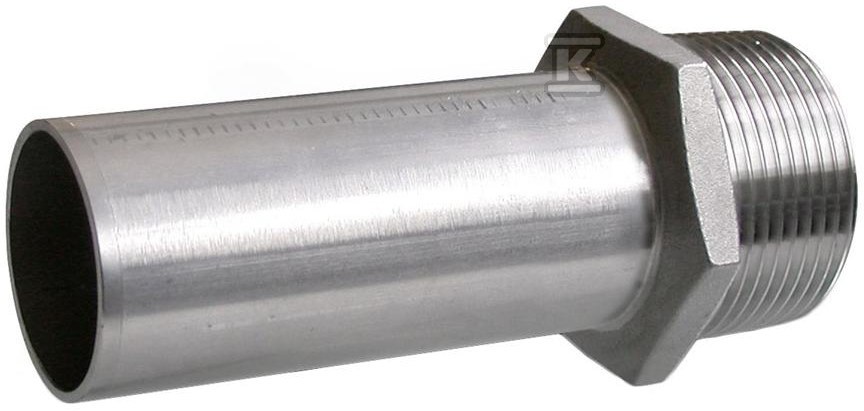 Mufă cu ștecher GZ 15-R 1/2" OȚEL INOX - IZZWTZ-1512