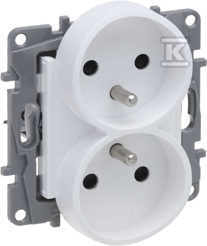 Gniazdo 2 X 2P+Z Do Ramek Wielokrotnych - 762042