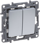 Conector de escalera doble 10 Ax Aluminio, Niloe Selection