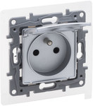Gniazdo 2P+Z - Ip44 16 A - 250 V~ - Z Przesłoną, Zaciski Śrubowe Aluminium, Niloe Selection