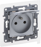 Gniazdo 2P+Z - Ip44 16 A - 250 V~ - Bez Przesłony, Zaciski Śrubowe Aluminium, Niloe Selection