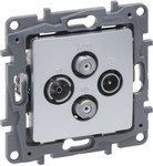Gniazdo Tv-Rd-Sat-Sat Końcowe Do Instalacji Typu Gwiazda 1,5 Db Aluminium, Niloe Selection