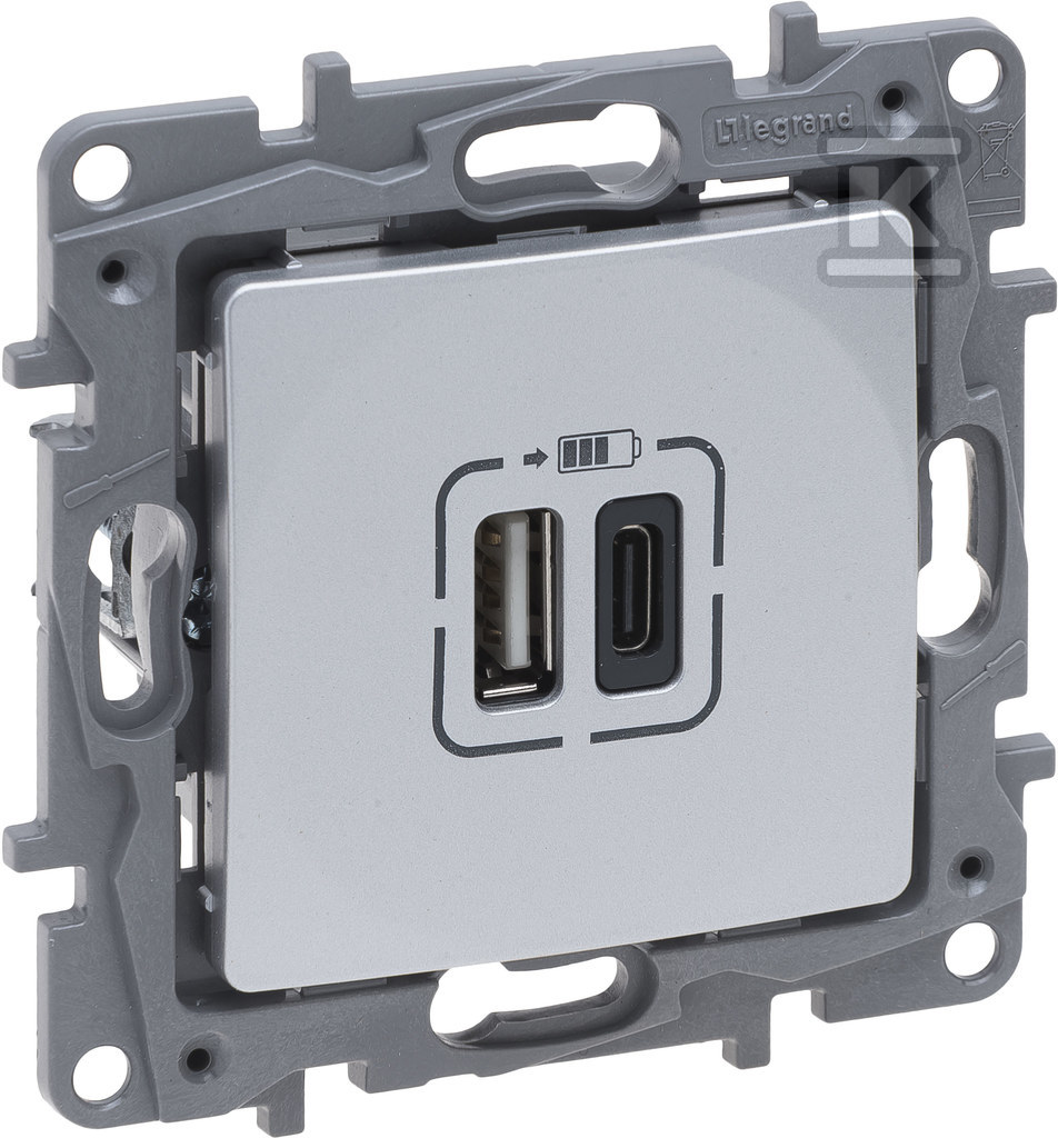 Gniazdo 2 X Usb Typ A+C - 3 A - 762197
