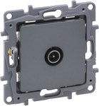 Enchufe TV (Hembra) Terminal 10 dB Acero, Niloe Selection