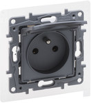 Gniazdo 2P+Z - Ip44 16 A - 250 V~ - Bez Przesłony, Zaciski Śrubowe Stal, Niloe Selection