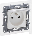 Gniazdo 2P+Z - Ip44 16 A - 250 V~ - Z Przesłoną, Zaciski Śrubowe Perła, Niloe Selection