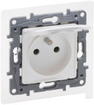 Gniazdo 2P+Z - Ip44 16 A - 250 V~ - Bez Przesłony, Zaciski Śrubowe Perła, Niloe Selection