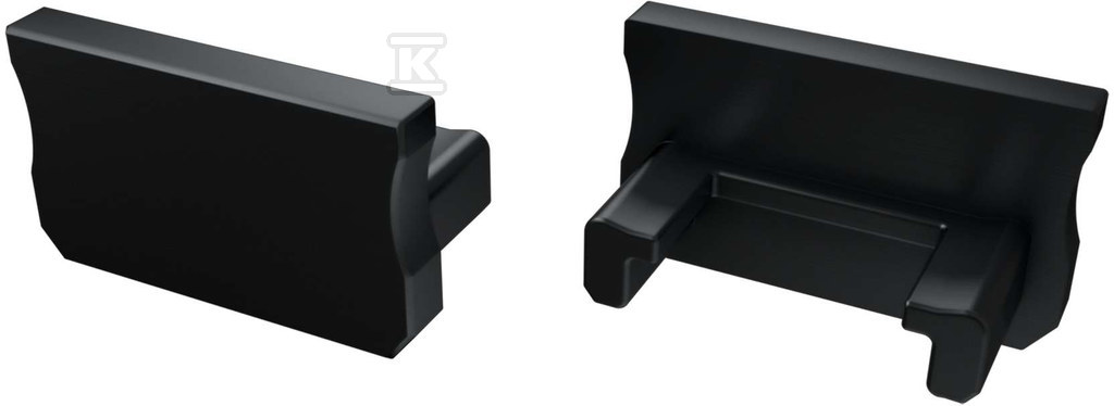 Zaślepka do profilu LED NTA, czarna - PC013746