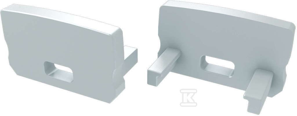 Zaślepka do profilu LED NTD, z otworem, - PC016334