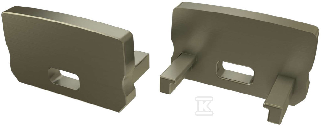 Zaślepka do profilu LED NTD, z otworem, - PC016501