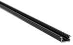 Profil LED Podtynkowy A, długość 202cm, aluminiowy, czarny anodowany