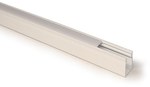 Profil LED Natynkowy C (głęboki), długość 100cm, aluminiowy, biały lakierowany