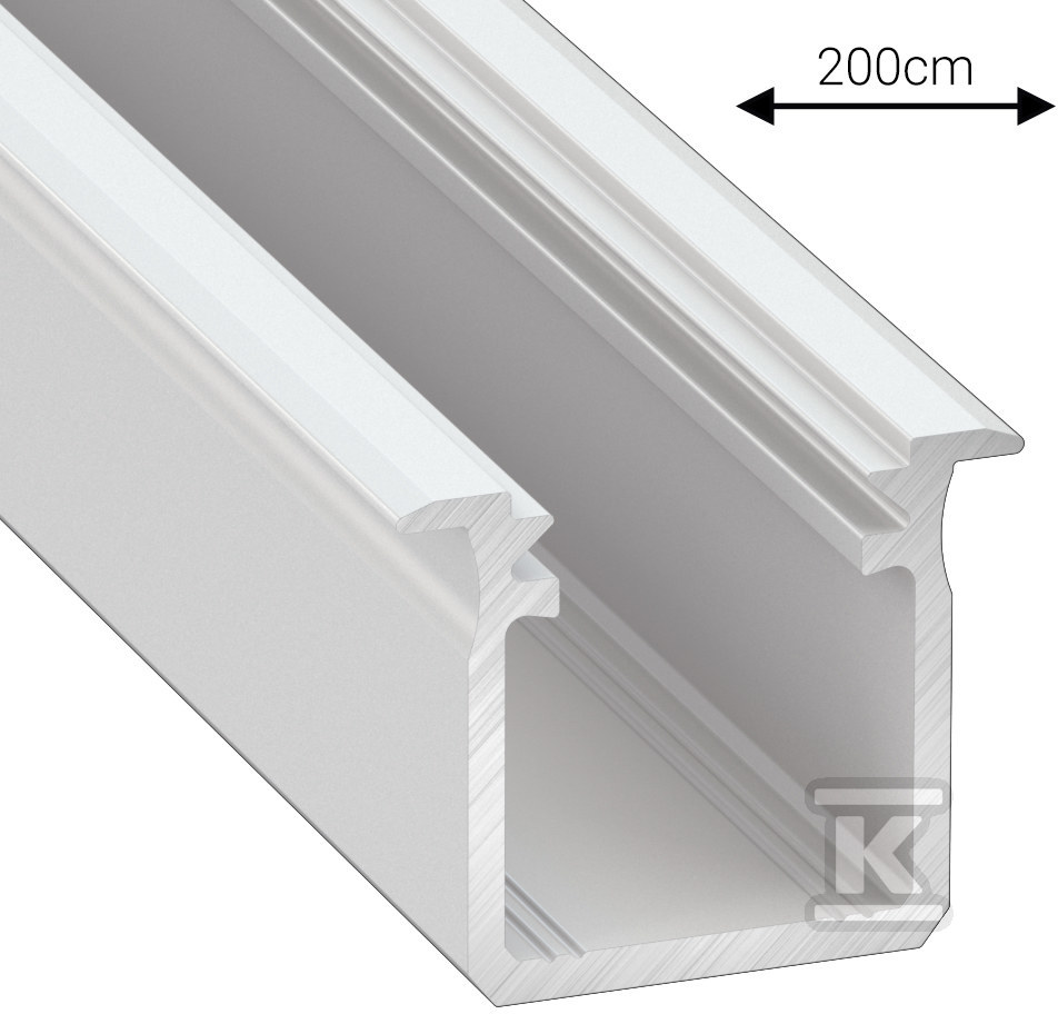 Profil LED Podtynkowy C (głęboki), - PC027620