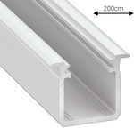 Profil LED Podtynkowy C (głęboki), długość 100cm, aluminiowy, biały lakierowany
