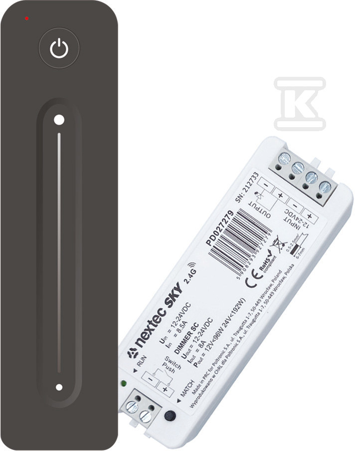 Zestaw NEXTEC SKY SC / 12-24V / 8A / - PD034963