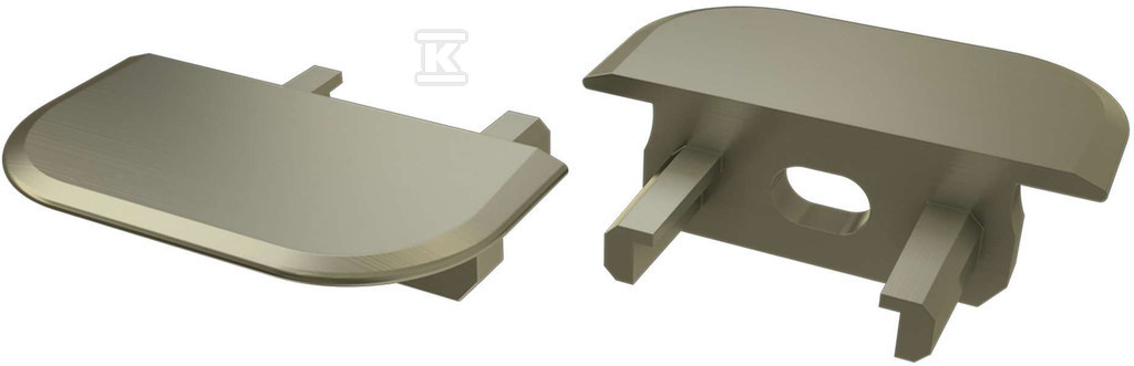 Zaślepka do profilu LED PTB, z otworem, - PC013784
