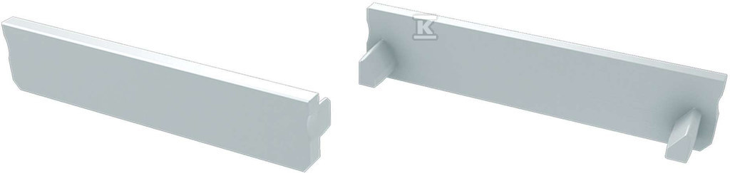 Zaślepka do profilu LED SO, biała - PC026449