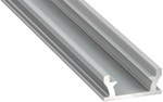Profil LED Podtynkowy TE, długość 202cm, aluminiowy, srebrny anodowany