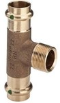 Trójnik z SC 54 x 3/4" x 54 brąz / błyszczący, model 22171