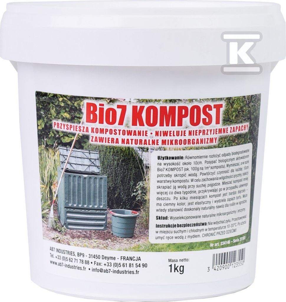 Preparation BIO7 KOMPOST USE 1000G for - BIO7-234146