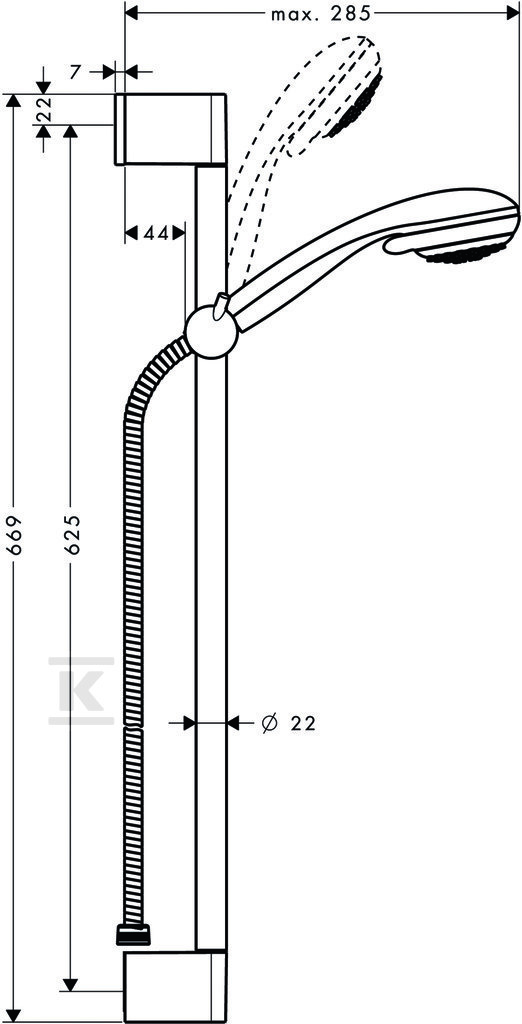 Hansgrohe Crometta 85 Vario / - 27763000