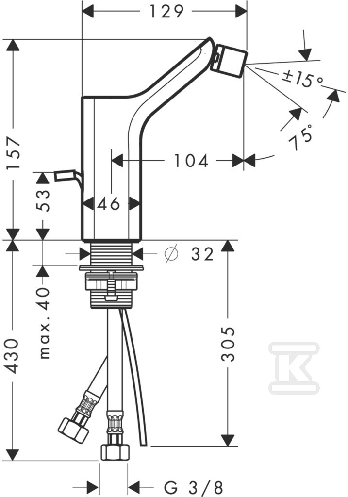 Hansgrohe AXOR Urquiola single-lever - 11220000