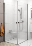 Profil kabiny 1/2 chrome CRV1-100 bright alu, szkło przezroczyste