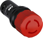 CE3T-10R-11 Safety button 1NO1NC red