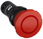 CE4P-10R-02-Safety button 2NC red