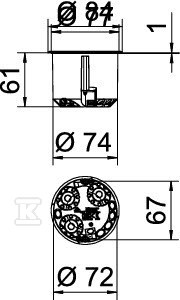 Panel zidna kutija tip HG 61-AD-D - 2003820