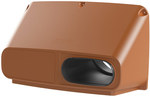 Vilpe IO 250 Wall air intake and launcher - Brick red