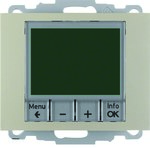 Regulator temperatury ze sterowaniem czasowym i elementem centralnym, stal szlachetna, lakierowany, K.5