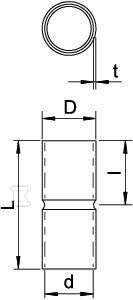 Aluminijumska čaura tip SV20V ALU - 2046023